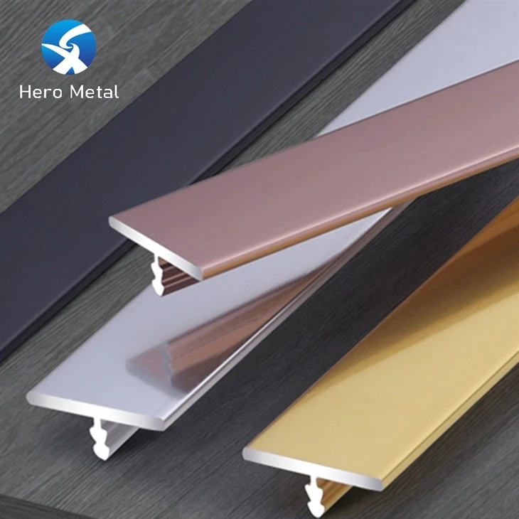 rose gold T shape for transition